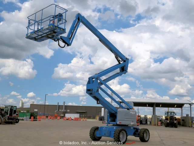 2014 Genie Z-60 34 60� 4WD Diesel Articulating Boom Lift Man Aerial Jib