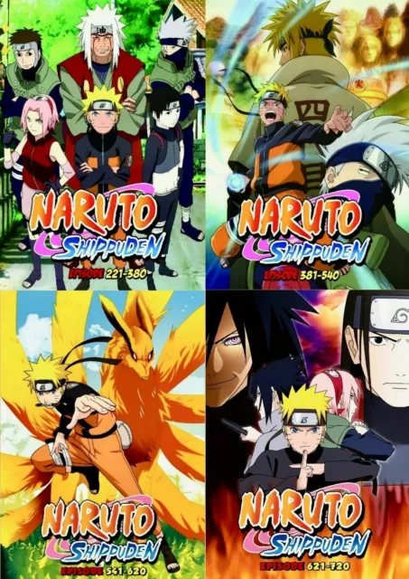 Anime DVD Naruto Shippuden Episode 1-500 Complete English Dub + FREE DVD  FedEx