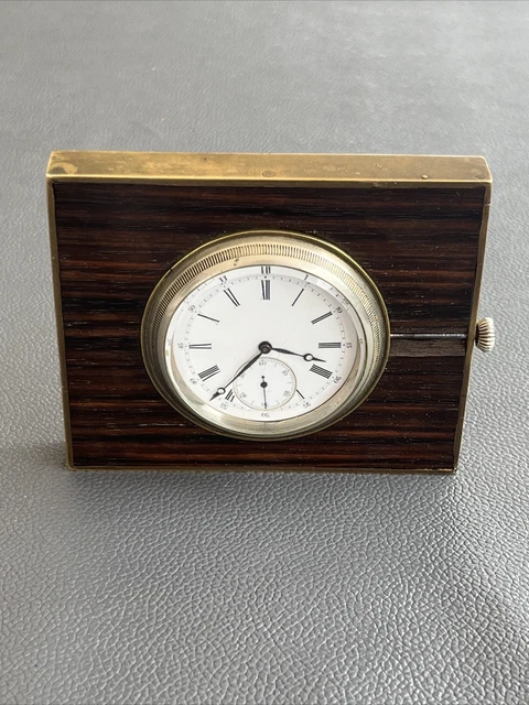 Montre Gousset (Poche) Ferroviaire LUC DESROCHES - Années 1980 - Cadran Doré Acier - Pile - Neuf Sans Étui