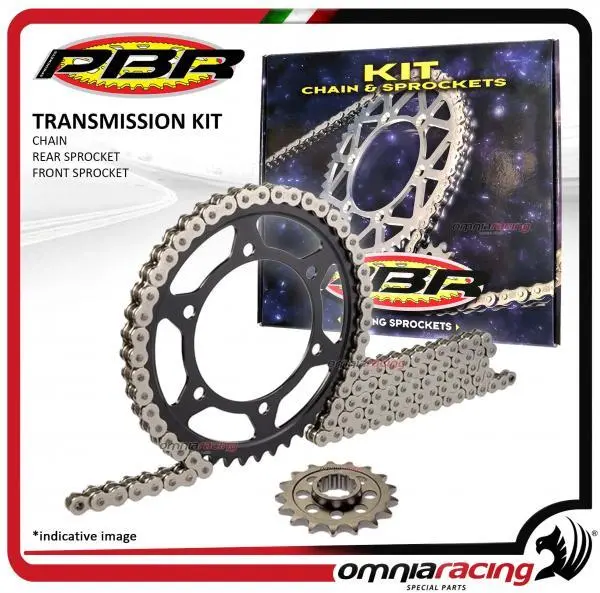 Kit Trasmission chaine et couronne + pignon PBR EK Suzuki RM250 2001>2003