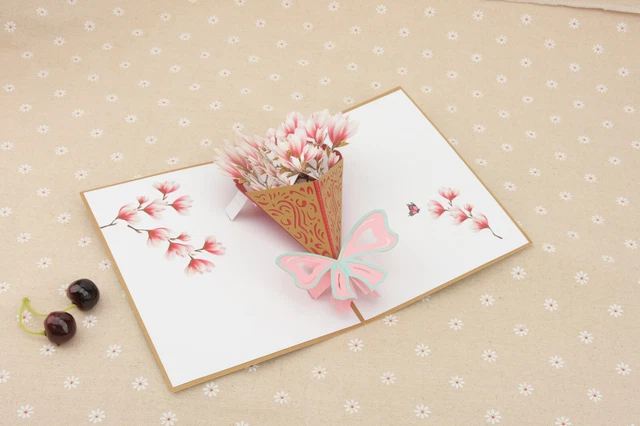 Biglietto Di Compleanno 3D Con Musica E Luci – Pop-up Luminoso, Formato A5, Con Busta