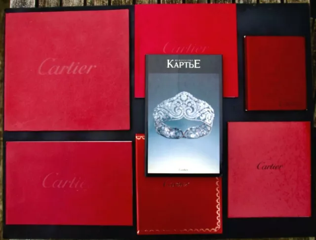 Maison Cartier Paris Ensemble De Luxueux Catalogues Bijoux Montres Stylos