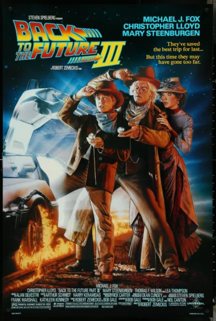 Back to the Future Part 3 (1990) Original Movie Poster Rolled Double-Sided EM1-2