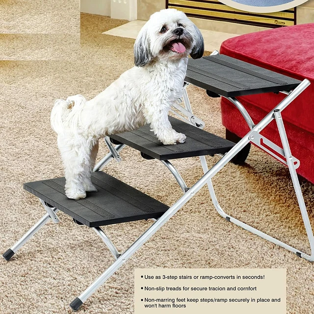 Haustiertreppe Hundetreppe Katzentreppe Tiertreppe Treppenstufen Faltbar 3Stufen