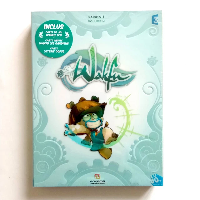 WAKFU - COFFRET SAISON 1 VOLUME 2 - 3 DVD’S av. BONUS - ANKAMA 2010 - NEUF