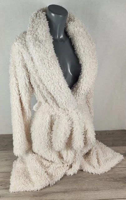 Nuovo abito longline Boux Avenue crema borg lounge UK piccolo