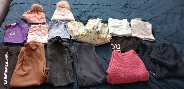 Girls Clothing Bundle 9-10 Years Next John Lewis Adidas H&M Dress tops trousers