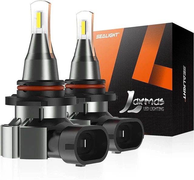Fanless 9006 LED Headlight Bulbs Kit Low Beam Wireless for Saturn LS1/LS2 2000