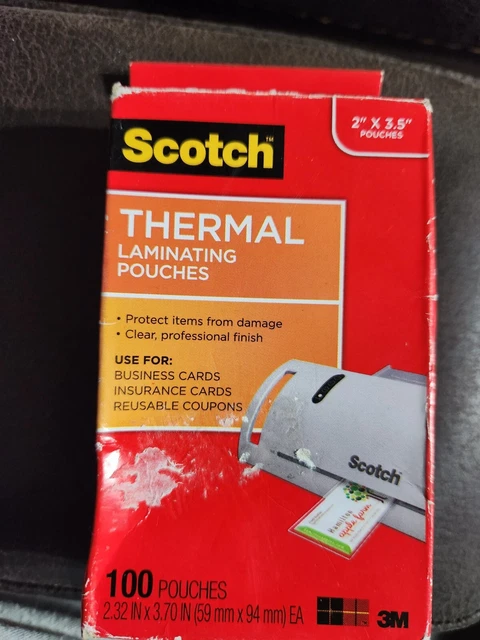 Scotch Thermal Laminating Pouches, 5 Mil Thick for Extra Protection