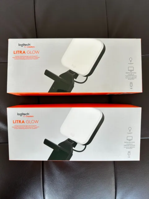 Logitech Litra Glow Premium Bi-Color LED Light Panel for Streaming with TrueSoft