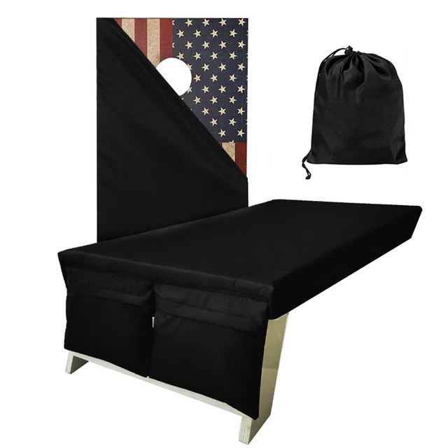 Cornhole Covers 49x25in Waterproof Oxford Cloth Cornhole Board Wraps with Pocket