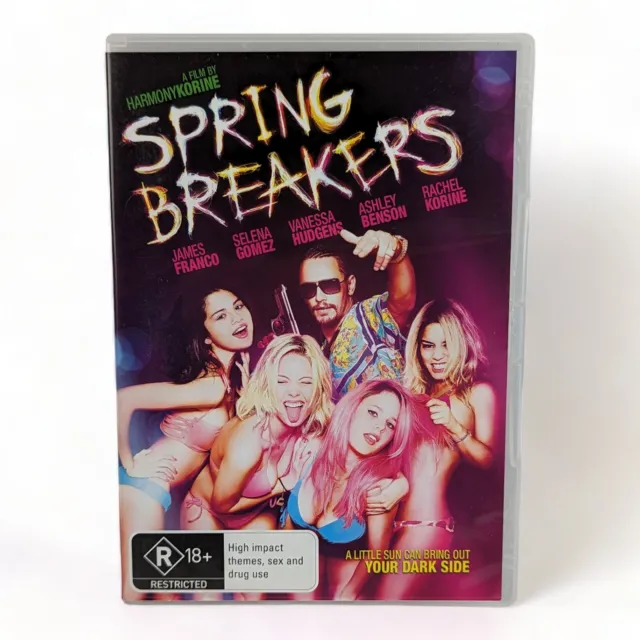Spring Breakers DVD James Franco Selena Gomez Region 2,4 PAL