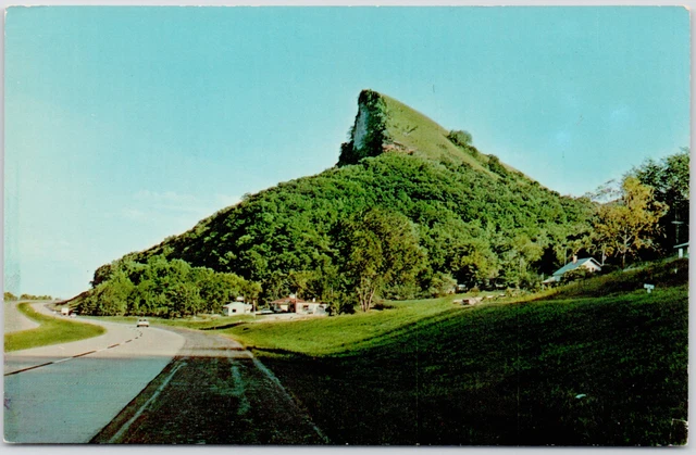New Modern Highway 14 61 Winona La Crosse Wisconsin Scenic View Vintage Postcard