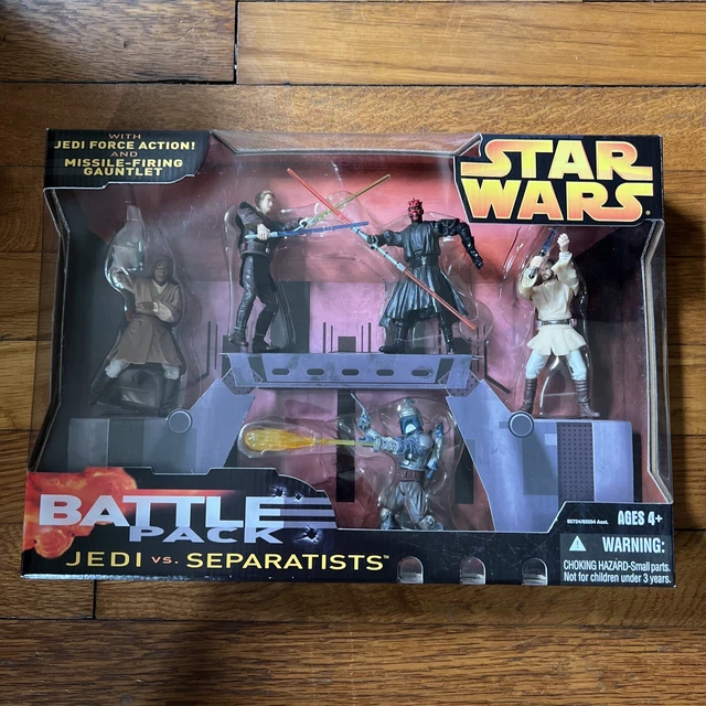 Star Wars Battle Pack Jedi Vs Separatists Jedi Force Action New A4