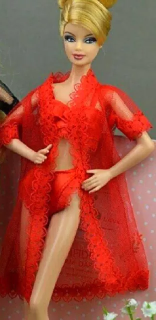 BARBIE LINGERIE SET, Jacket Bra Panties, Barbie Casual Wear, Barbie Doll  Clothes $15.95 - PicClick