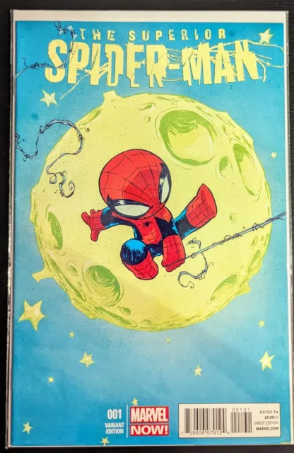 The Superior Spider-man Issue 1 Skottie Young Variant Cover Marvel Comics NM B&B