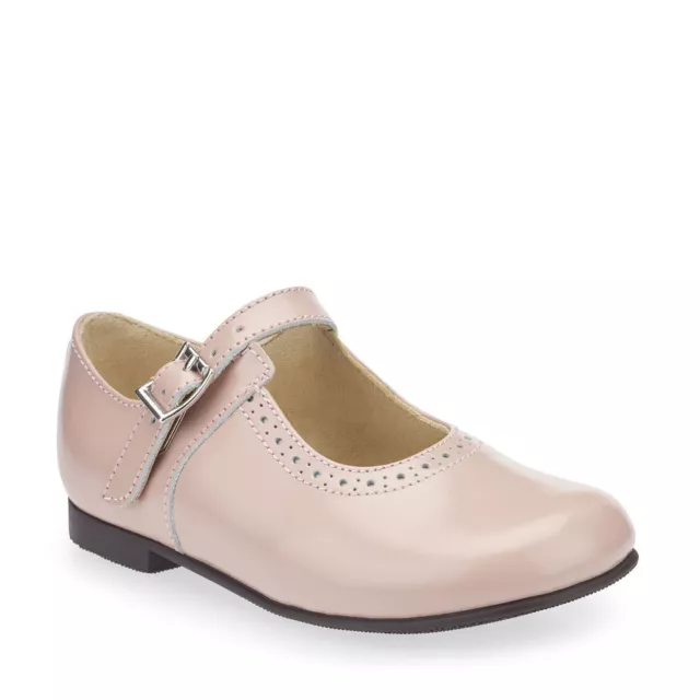 START RITE CLARE BLACK Leather Girls Buckle School Shoes Uk Size