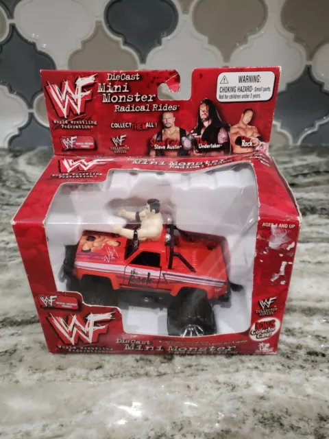 1998 Titan Sports WWF World Wrestling Federation DieCast Mini Monster The Rock