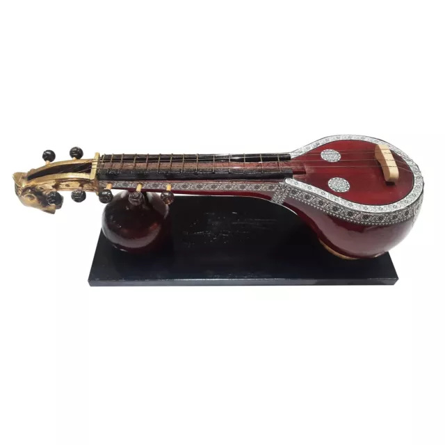 Wooden Decorative Musical Instrument Saraswati Designer Veena Showpieces Iteam 2