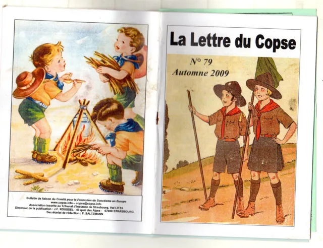 11 Lettres du COPSE + divers Scout Joubert Signe de Piste Scoutisme Europe 2