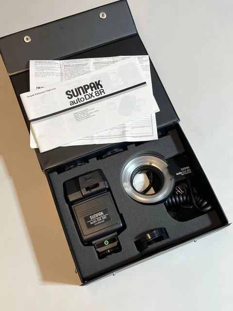 Sunpak Auto DX 8R Thyristor Shoe Mount Flash Unit For SLR Cameras - Tested