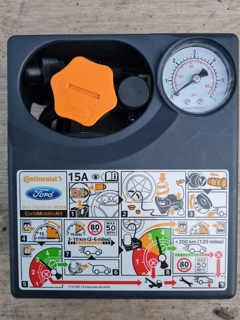 Genuine Continental CONTI Tyre Pump Air Compressor New