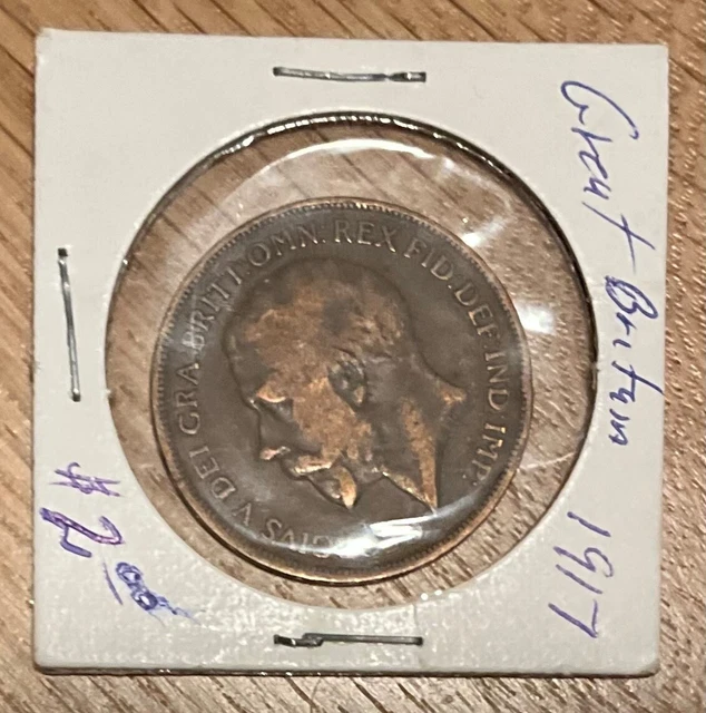1917 Great Britain Sovereign George V Coin