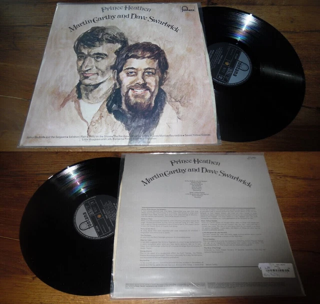 Martin Carthy And Dave Swarbrick - Prince Heathen LP ORG UK Folk Fountain 69'