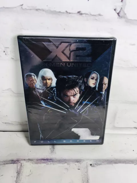 X-Men X2 DVD Movie Xmen United Marvel X Men Full Screen New & Sealed