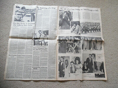 ELVIS DEATH NEWSPAPER Memphis Press-Scimitar August 17,1977 Special ...