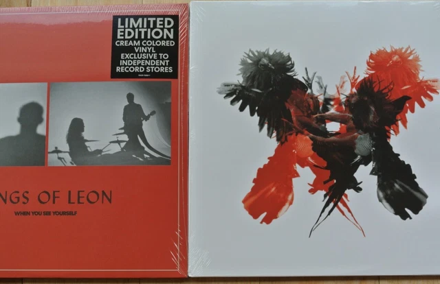 KINGS OF LEON When You See Yourself 2-LP Cream Vinyl + Only By The Night 2-LP
