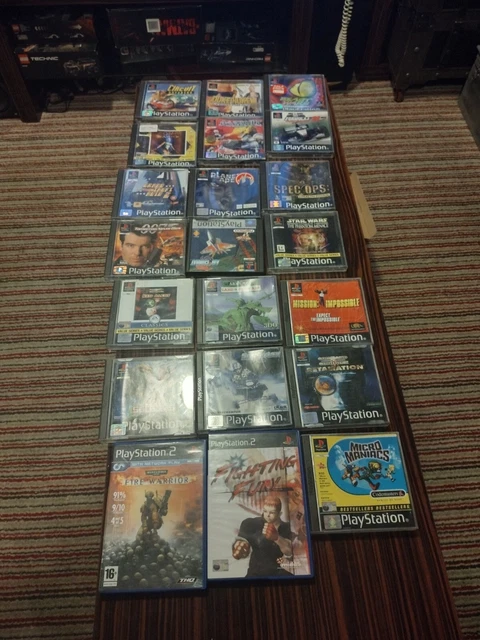 JOB LOT PS1 GAMES 21 IN TOTAL AND 2 PS £0.99 - PicClick UK