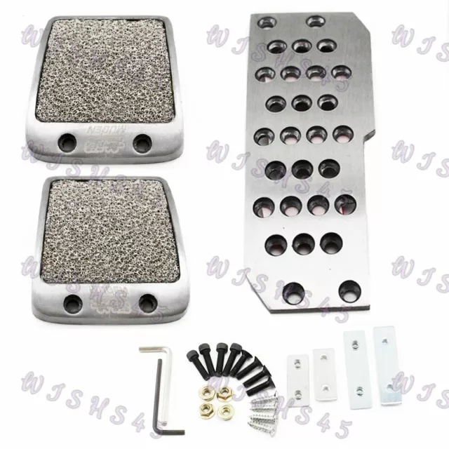 Car Foot Rest Fuel Brake MT Pedals For Honda Accord Civic Del Sol Fit RSX Mugen