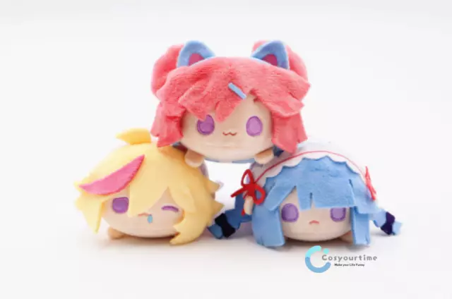 New Game Muse Dash Rin Buro Marija Kawaii Plush Crouching Doll Children Toy Gift
