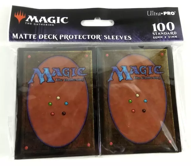 100 Ultra Pro Classic Card Back Protege cartes Sleeves 66x91mm Magic MTG Pokemon