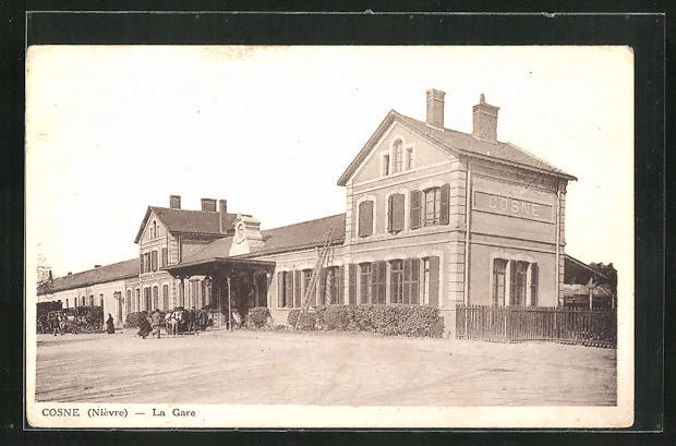 CPA Cosne, La Gare, La Gare