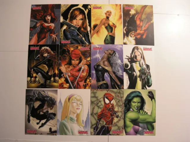 2008 Women of Marvel set 1 with 81 Cards by Rittenhouse