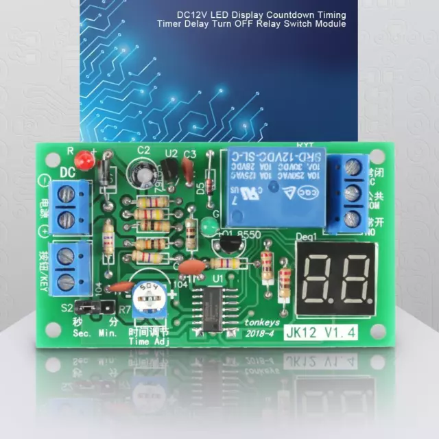 DC12V LED Module de Temporisateur de Retard de Module de Relais de Minuterie