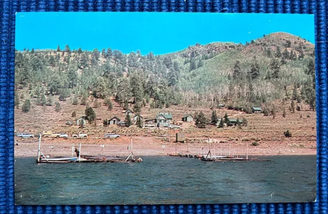 PANGUITCH LAKE, UTAH UT~Lake View Resort~1960's Postcard