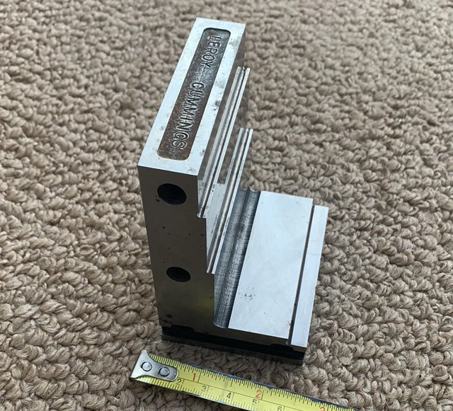 Vg Hardened Machinist Angle  Plate Roughly 2-5/16x3x3-7/8” Precision Ground