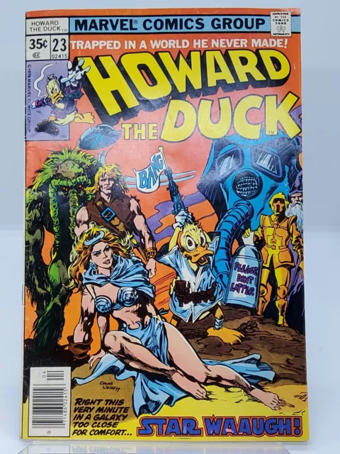 Howard The Duck #23 VG+ Newsstand Star Wars Gerber Marvel 1977
