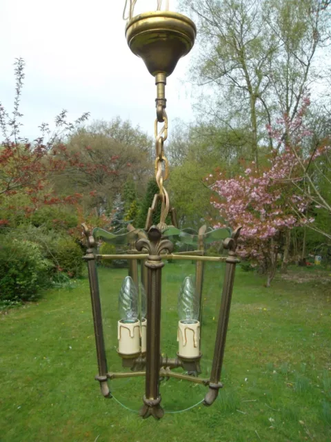 Very Pretty and unusual vintage French  1930’s  lantern (60)