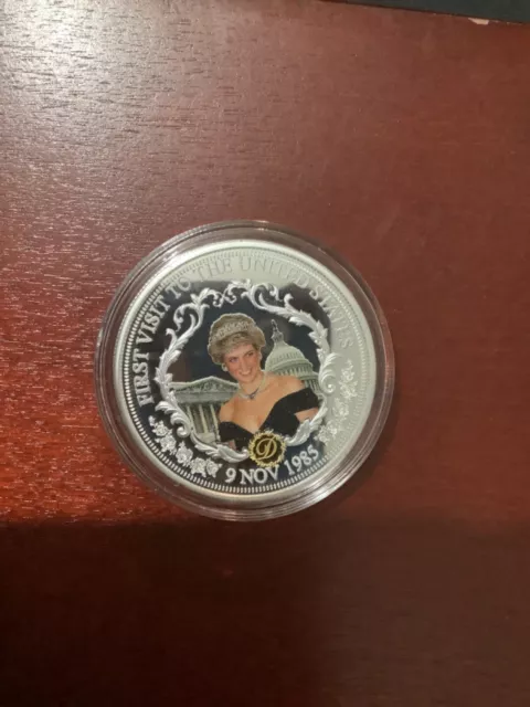 Princess Diana The Peoples Princess 1st Visit To The U.S limited edition coin