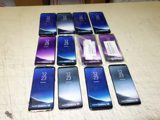 Lot of 12x * Samsung Galaxy S8 and S8+ Dummy Phone - Non-working - Display