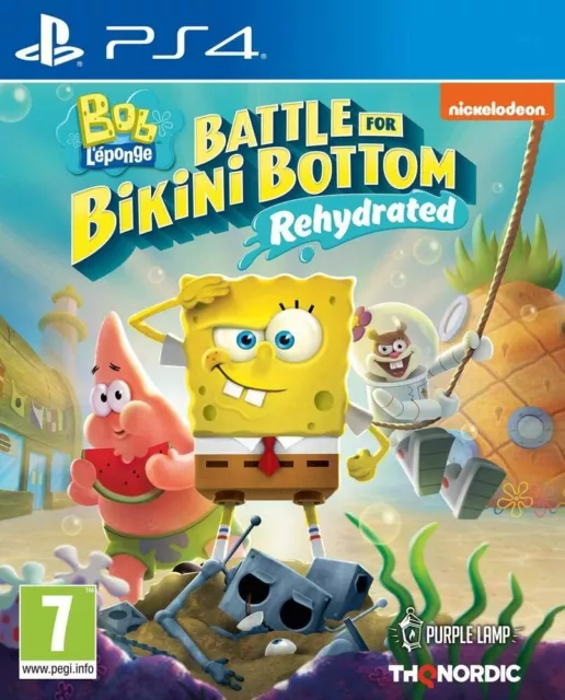 Spongebob Schwammkopf: Battle for Bikini Bottom - Rehydrated - PS4 - Neuwertig