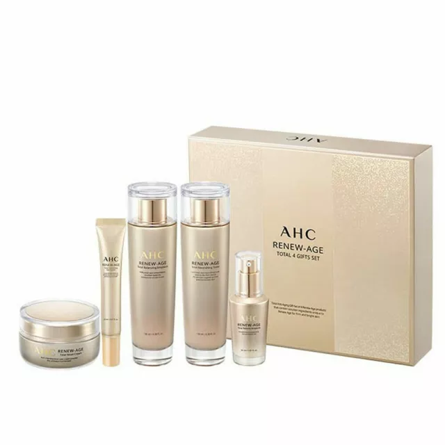 AHC Renew Age Total Skin care Set (5 Items) Toner Emulsion Eyecream K-beauty