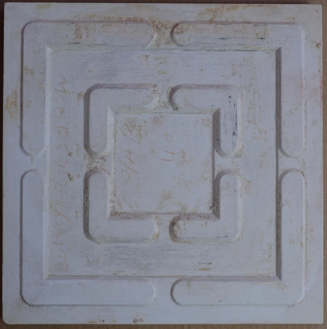 Unknown European - Antique Art Nouveau Majolica Tile C1900 3
