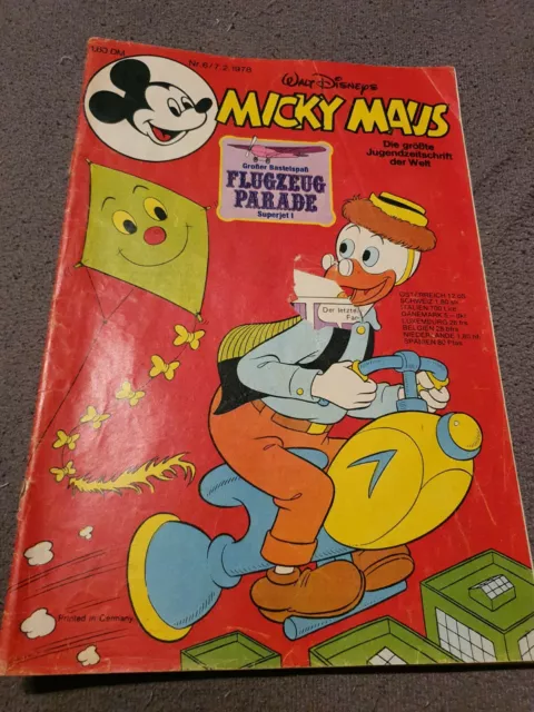 Micky Maus 1978 Nr. 6 -   Ehapa Walt Disney