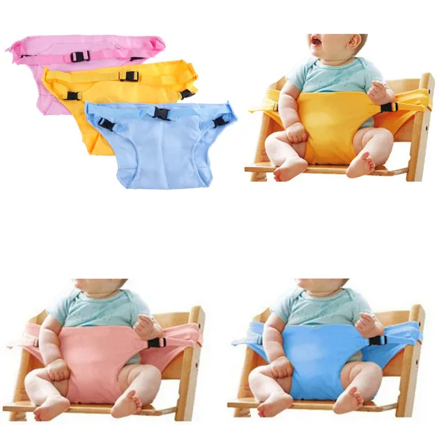 Baby portable high chair seat safety belt foldable sacking dinning seat belts YB