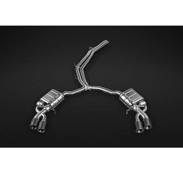 Capristo Audi RS4/RS5 Sportback Valved Exhaust, Mid Pipes, Carbon Tips + CES-3